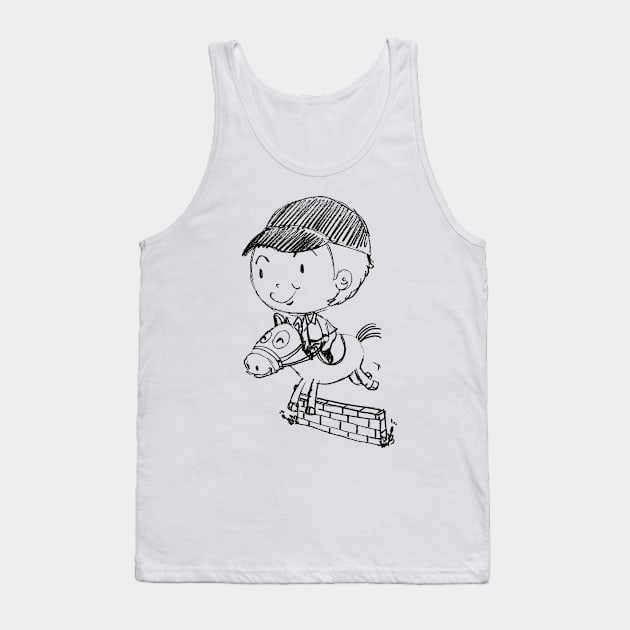 I liked eqitation Tank Top by Silemhaf